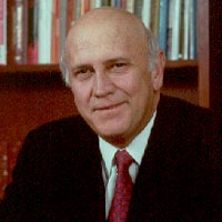 Orateurs - FW de Klerk